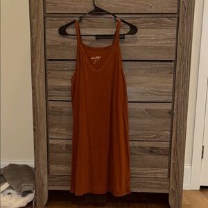 Orange Sleeveless Dress